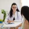 Provider talking with patient during first medical weight loss appointment